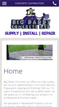 Mobile Screenshot of bigdaddyconcrete.com